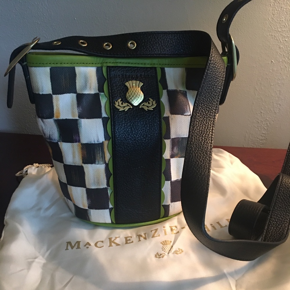 Mackenzie Childs mini Bucket Bag